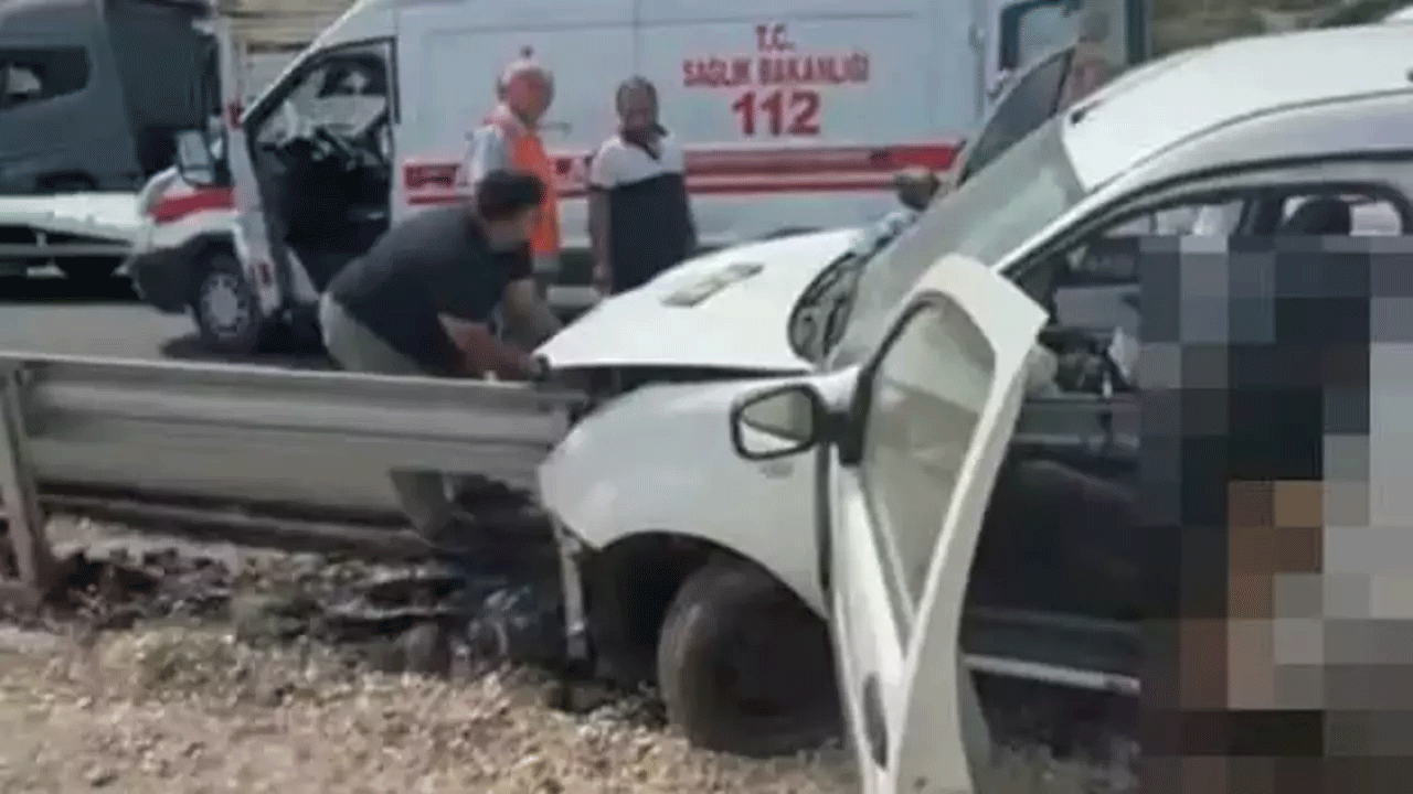 Osmaniye'de korkunç ölüm: Bariyere ok gibi saplandı!