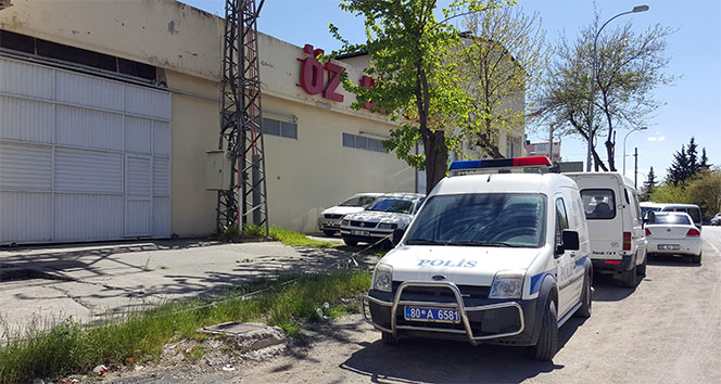 Osmaniye'de Un fabrikasından hırsızlık