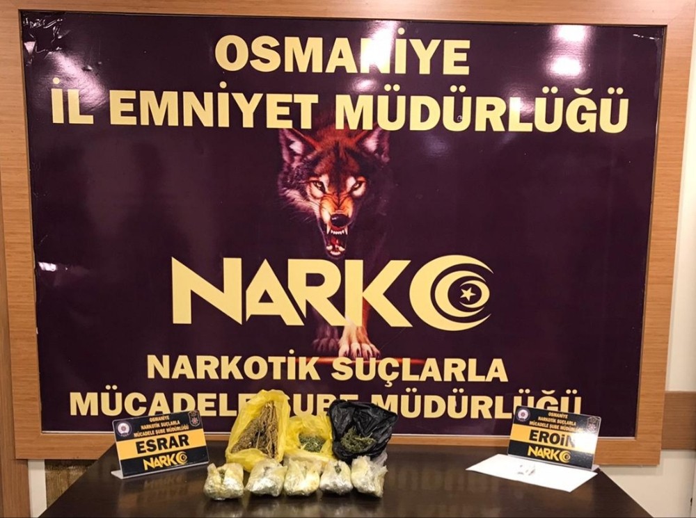 Osmaniye’de uyuşturucu operasyonu 