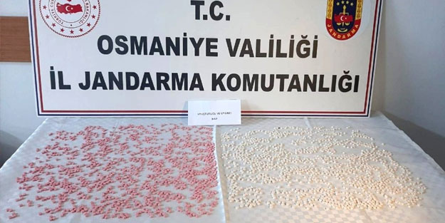 Osmaniye'de uyuşturucu operasyonu: Çok sayıda hap ele geçirildi