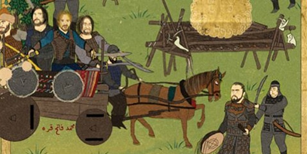 Osmanlı minyatürüyle 'Diriliş Ertuğrul'