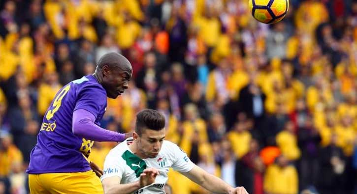 Osmanlıspor ile Bursaspor 1-1 berabere