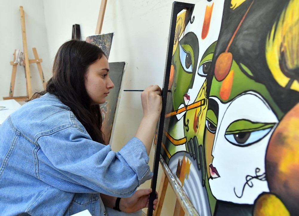 OSMEK’te bilgiler sanat eserine dönüşüyor 