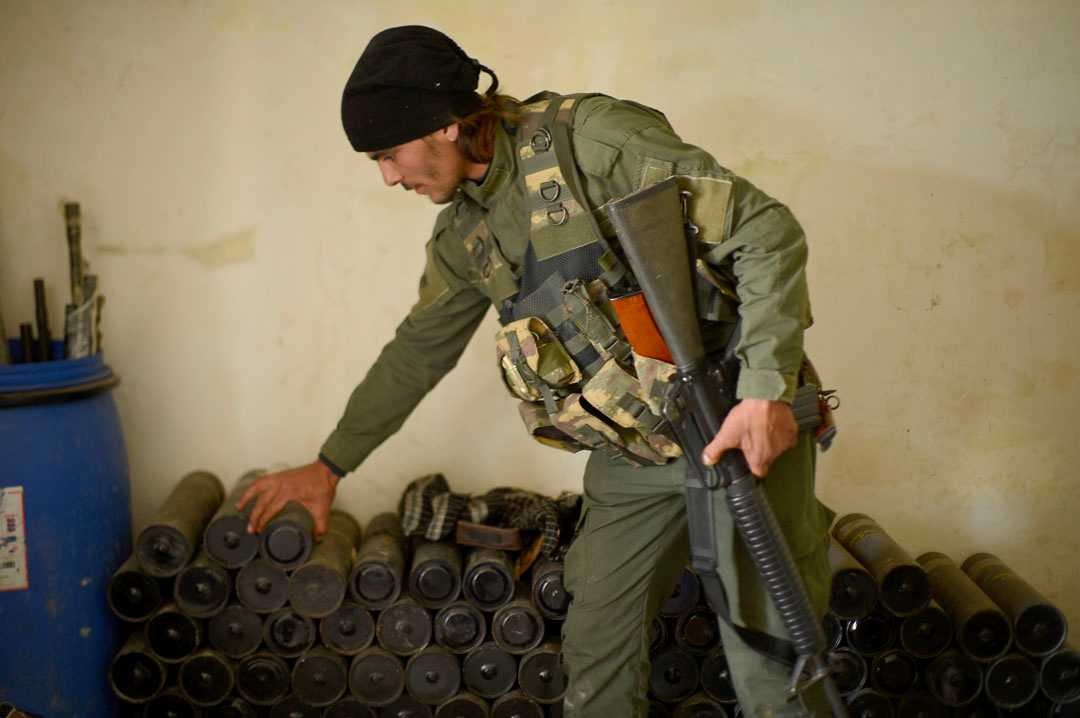 ÖSO Afrin'de YPG/PKK cephanesi buldu