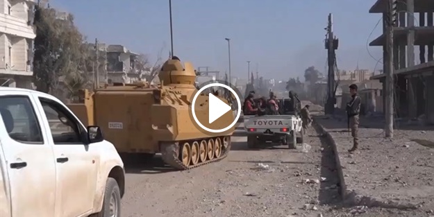 ÖSO El Bab merkezine böyle girdi!