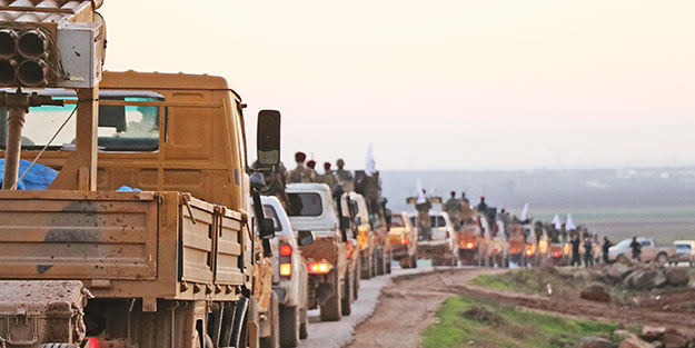 ÖSO Münbiç’i sarıyor! YPG’li teröristler Münbiç’ten kaçıyor