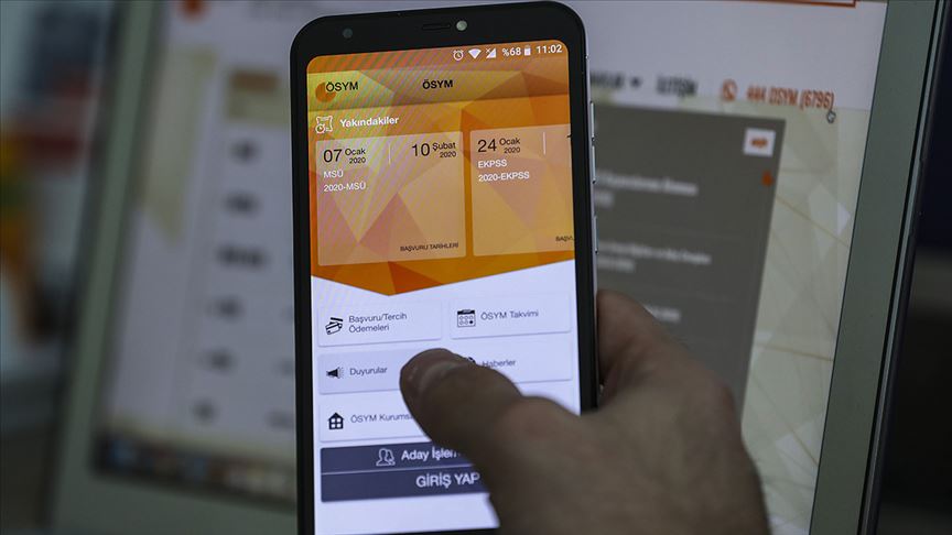 ÖSYM'nin aday işlemleri için mobil uygulaması erişime açıldı