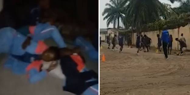 Otelden atılan milli takım futbolcuları kaldırımda uyudu! Skandal görüntülere tepki yağdı