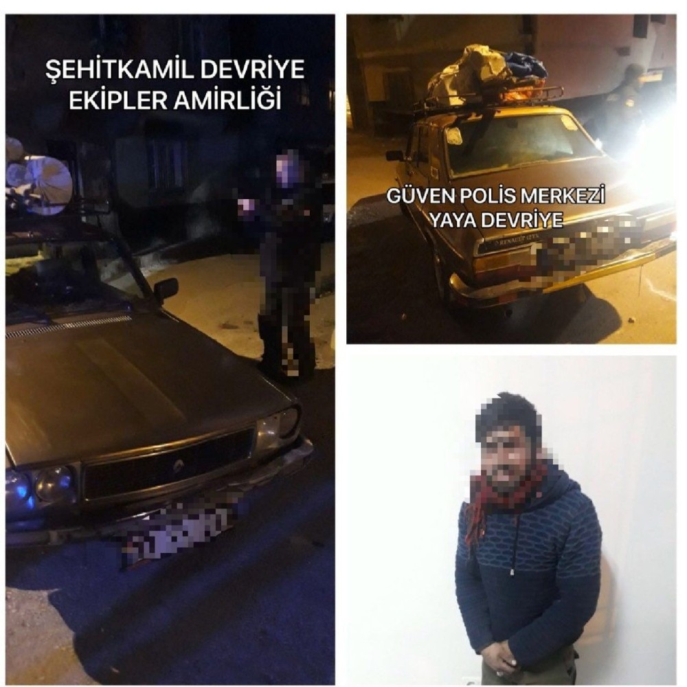 Oto hırsızlık şüphelisi suçüstü yakalandı 