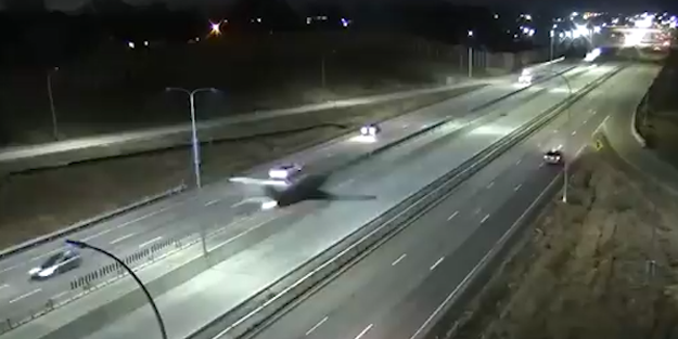 Otobanda uçak kazası!