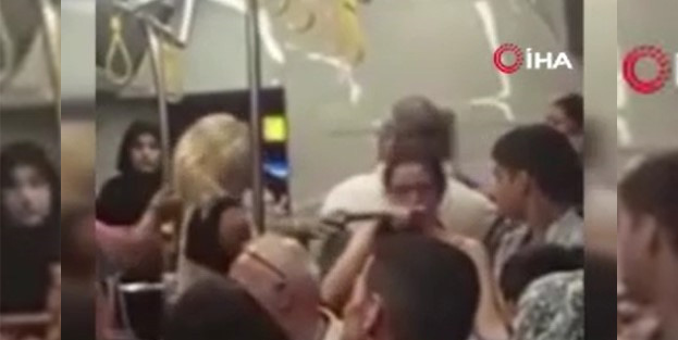 Otobüs boks ringine döndü! Hanımlar yakışıyor mu size yaptıklarınız