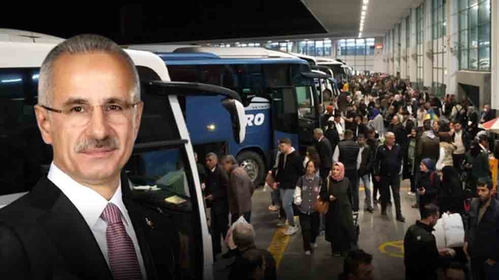 Otobüs firmalarına bayramda ek sefer izni çıktı! Uraloğlu: Otobüs firmalarının turizm araçlarını ek seferlerde kullanmalarına imkân tanıdık