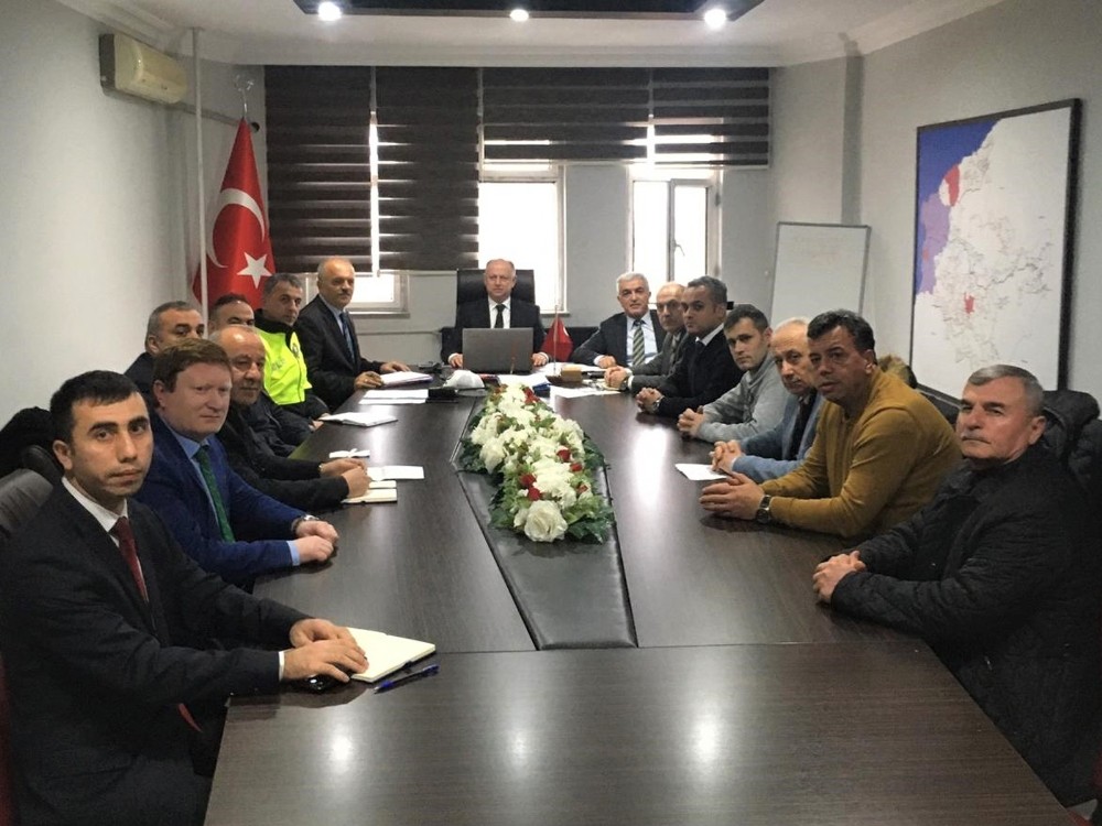 Otobüs kazalarının önlenmesi için toplandılar 