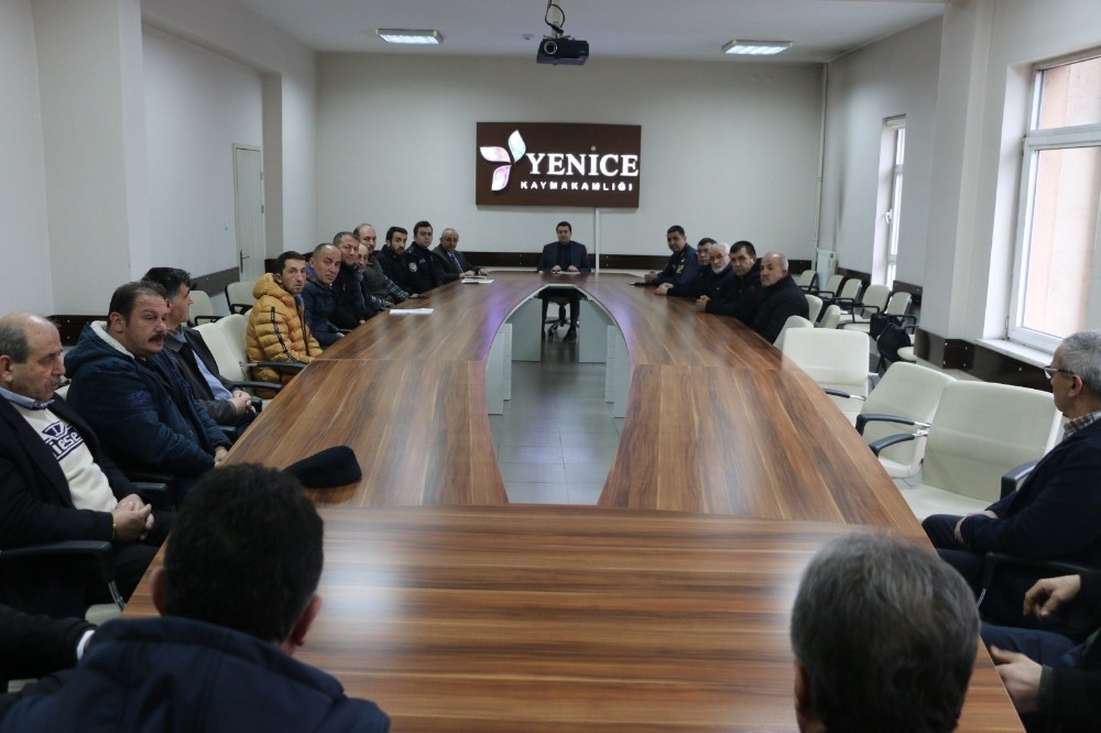 Otobüs kazalarının önlenmesine yönelik toplantı yapıldı 