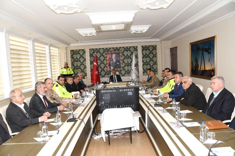 Otobüs kazalarıyla ilgili toplantı yapıldı 