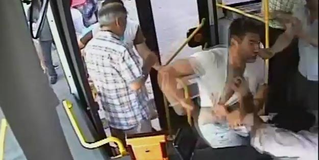 İstanbul'da otobüs şoförüne feci dayak