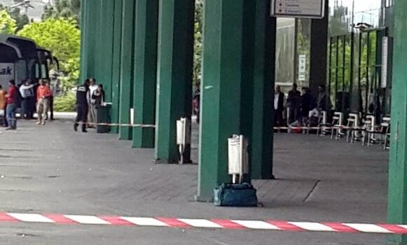 Otobüs terminalindeki şüpheli çanta korkuttu