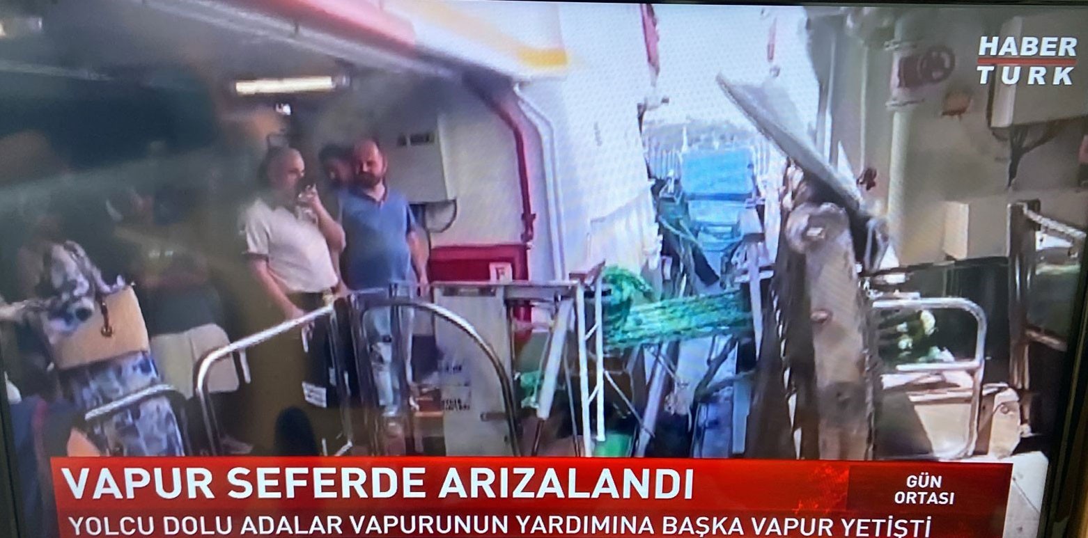 Otobüsleri geçtik, şimdi şehir hatları vapurları da arızaya başladı