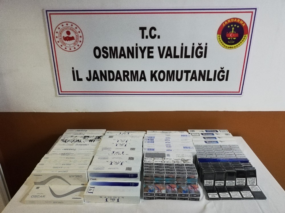 Otobüste 520 paket kaçak sigara bulundu 
