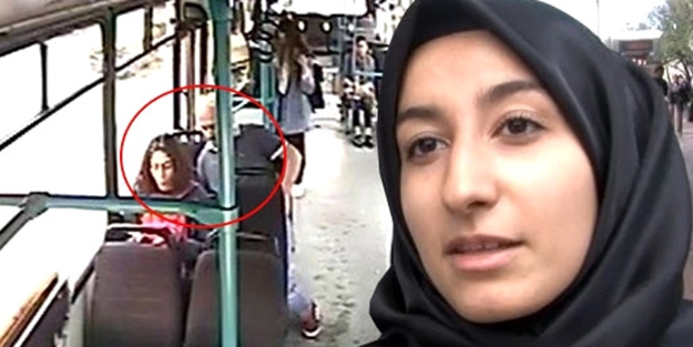 Otobüsün kamerasından olanları izledi, şok oldu!