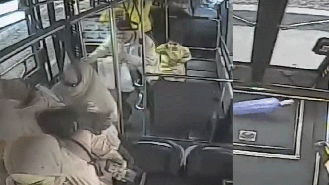 Otobüste panik! Elindeki tüpü yere düşürünce dehşet dolu anlar yaşandı