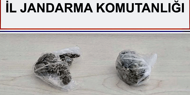 Otobüsteki yolcuda uyuşturucu ele geçirildi