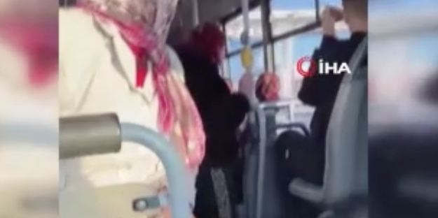 Otobüsü birbirine kattılar.. Seni Çatalca’da yolacağım kınalı kafa!