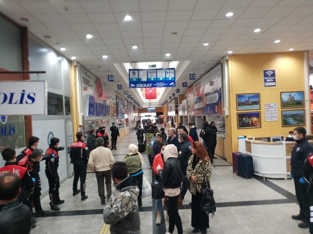 Otogar denetimleri başladı 