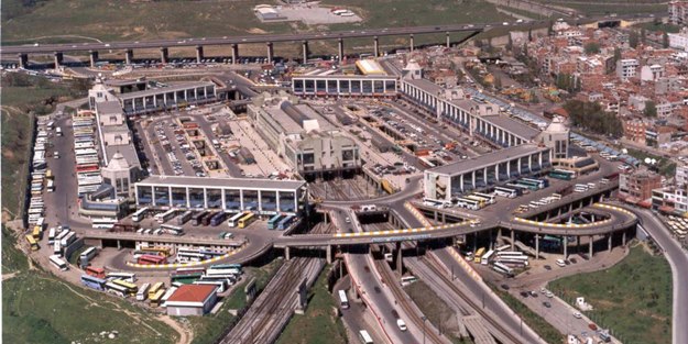İstanbul otogar'da inanılmza kaza