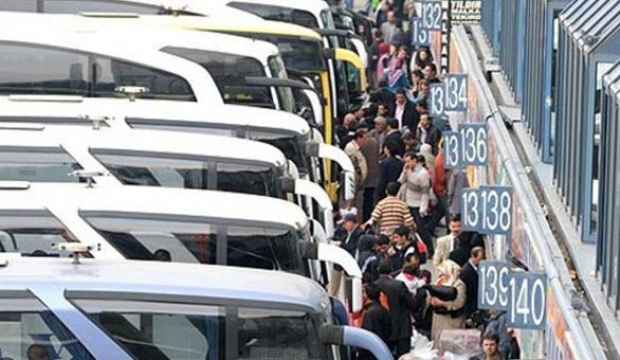 Otogarda Kurban Bayramı trafiği