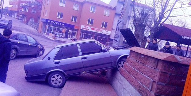 Düz duvara tırmandı!