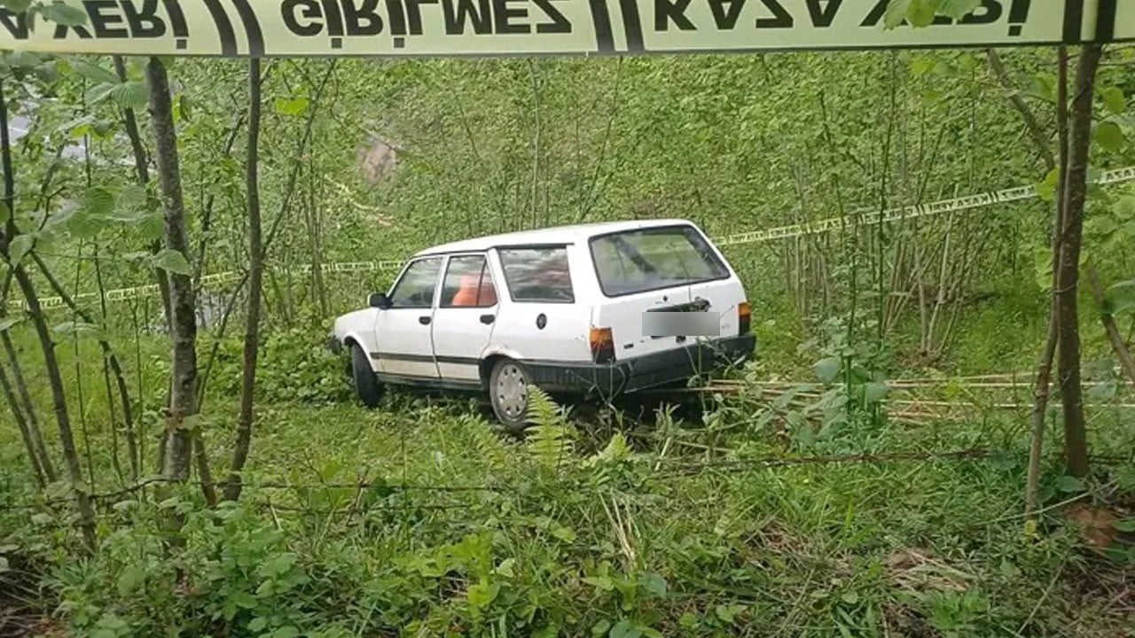 Otomobil fındık bahçesine girdi! Sürücü hayatını kaybetti