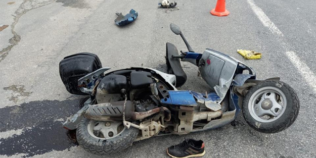 Otomobil ile motosiklet kafa kafaya çarpıştı: 1 ölü