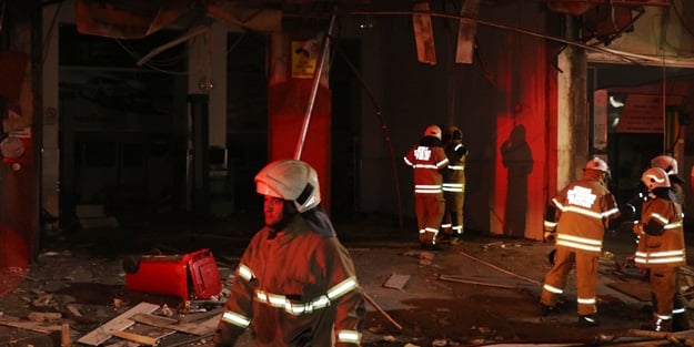 Otomobil LPG bakım ayar servisinde patlama: Yaralılar var
