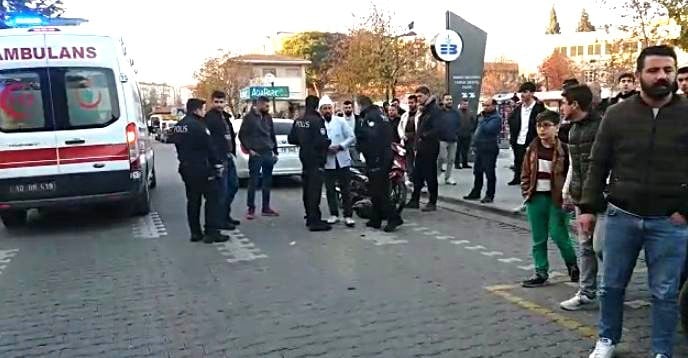 Otomobil motosiklete çarptı: 1 yaralı 