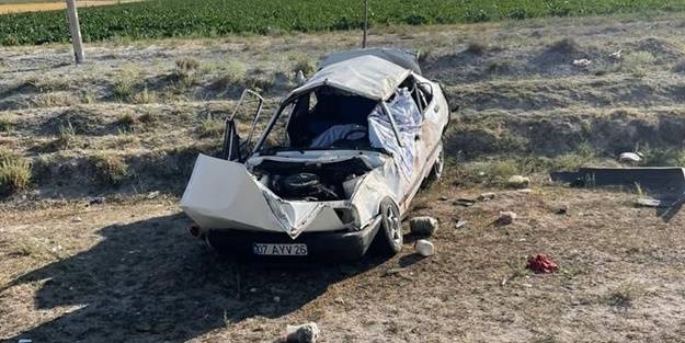 Otomobil şarampole devrildi: 1 ölü, 3 yaralı