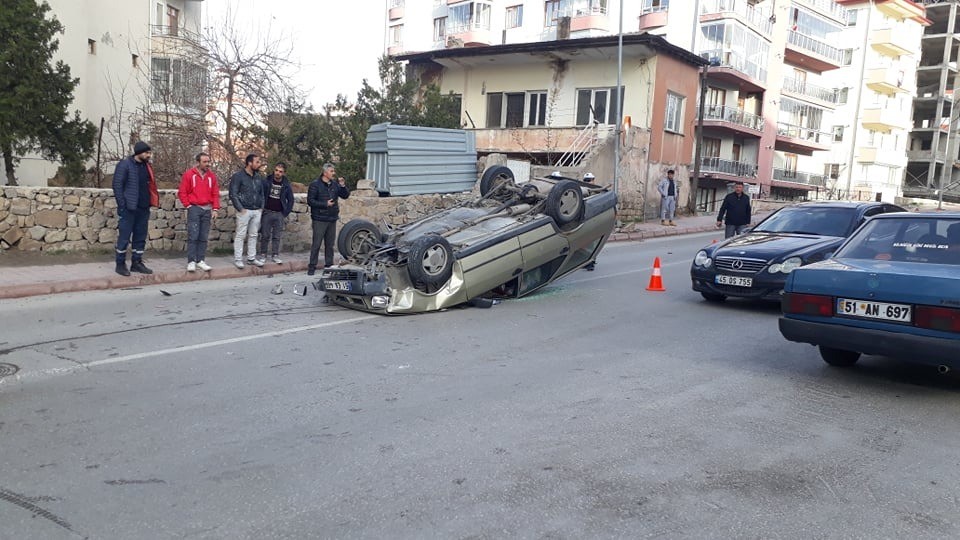 Otomobil takla attı: 1 yaralı 