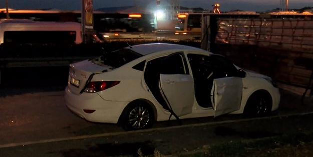 Bir otomobilde patlama meydana geldi