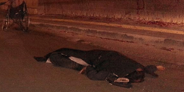 Engelli vatandaşın görüntüsü yürek dağladı!