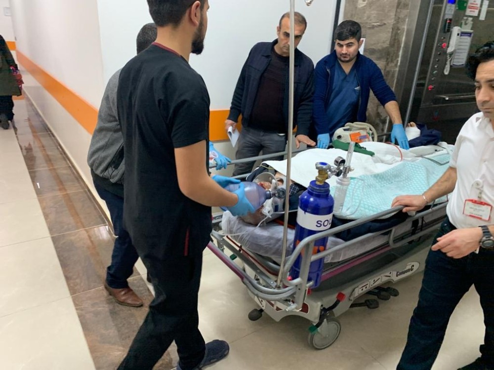 Otomobilin çarptığı yaya yaralandı 
