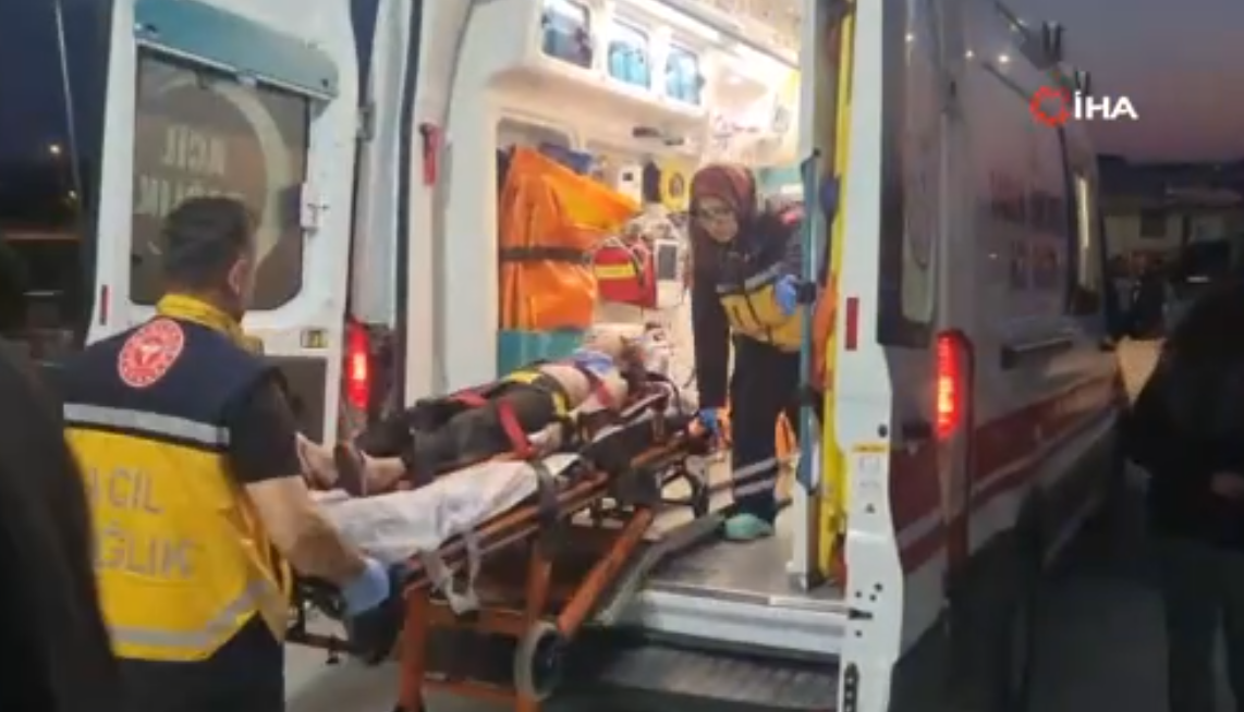 Otomobilin çarptığı yaya yaralandı