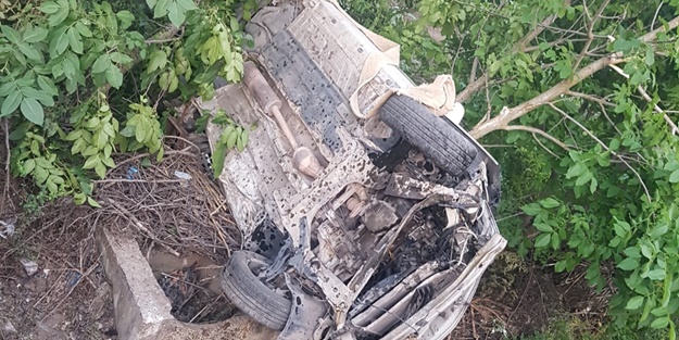 Otomobilin devrildiği kazada 1 bebek hayatını kaybetti, yaralılar var