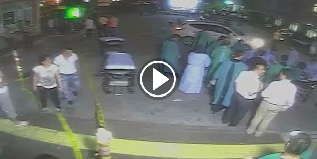 Otomobiller 'ambulans' görevi gördü!