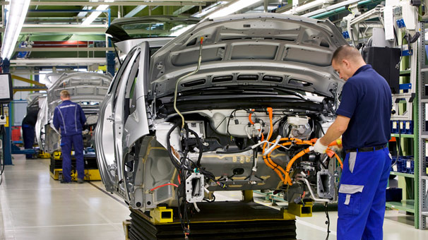 Otomotiv üretimi martta yüzde 1 yükseldi