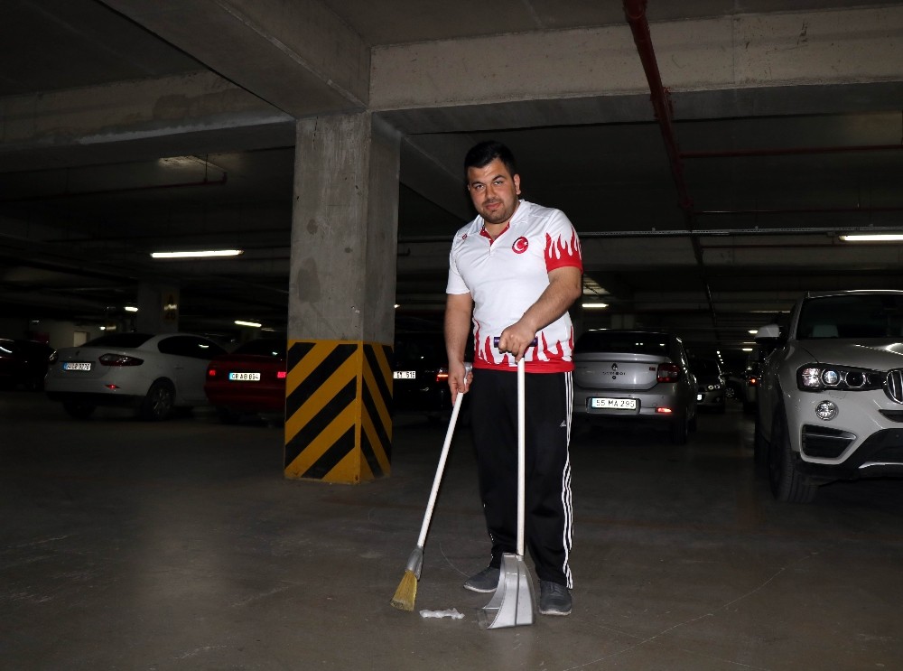 Otoparkta olimpiyatlara hazırlanıyor 