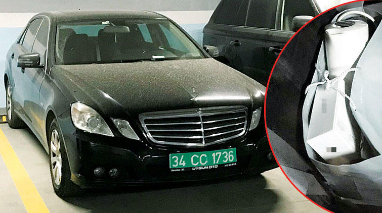 Otoparktaki otomobilin sırrı… Esrarengiz kimyasal madde
