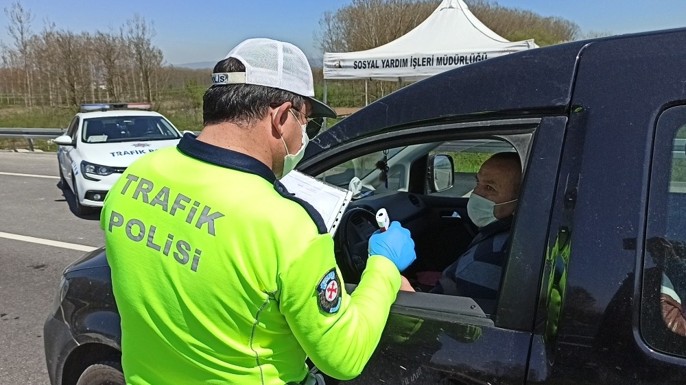Otoyol girişlerinden önlemler artırıldı 