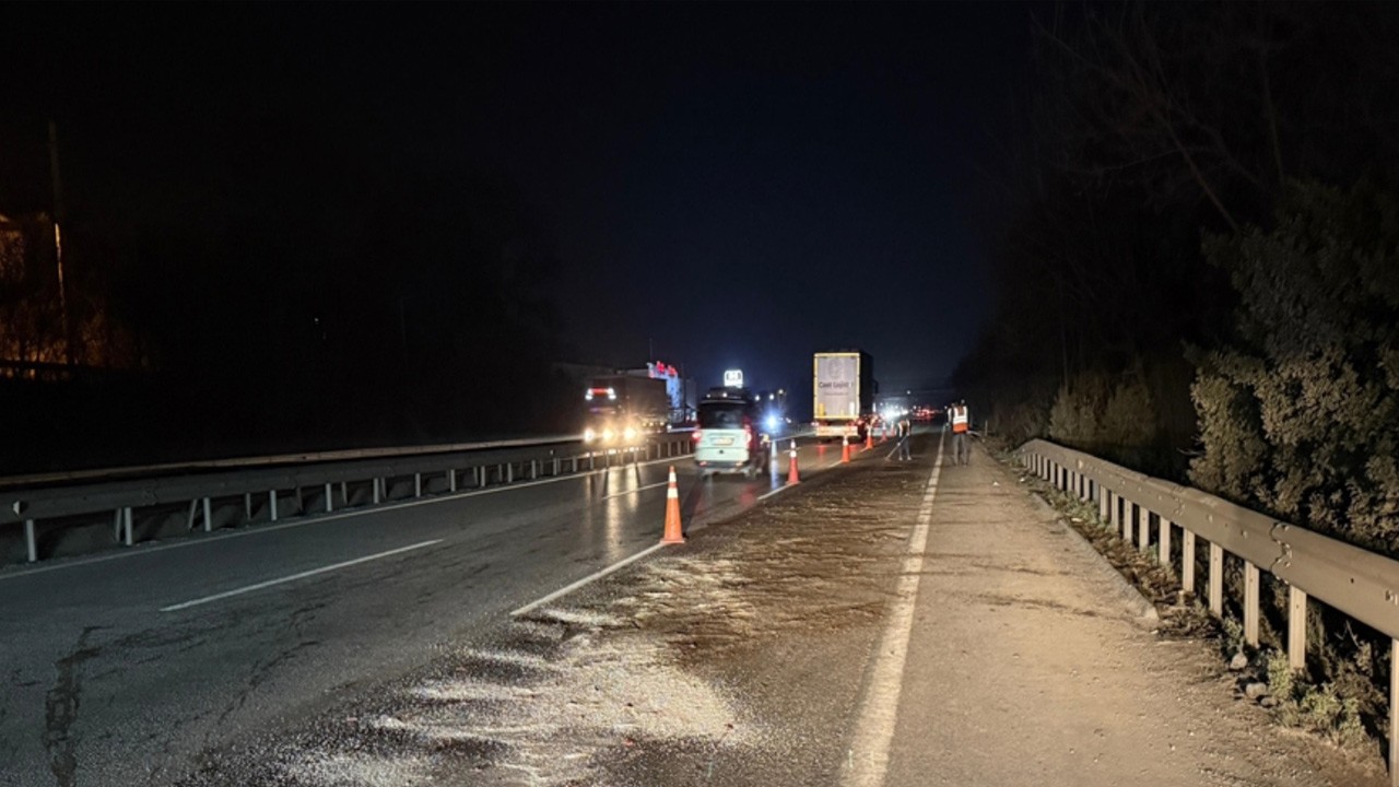 Otoyolda feci kaza! Cesedi parçalara ayrıldı