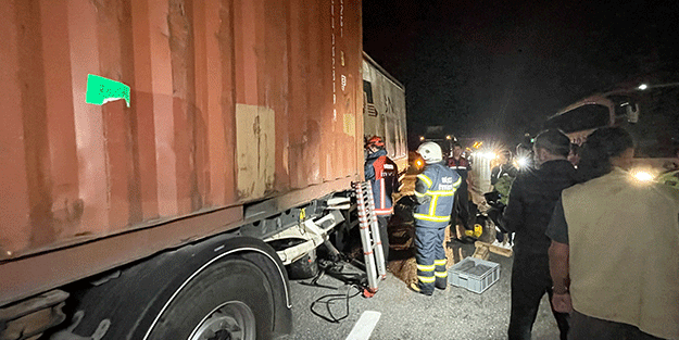 Otoyolda feci kaza! Kişi öldü