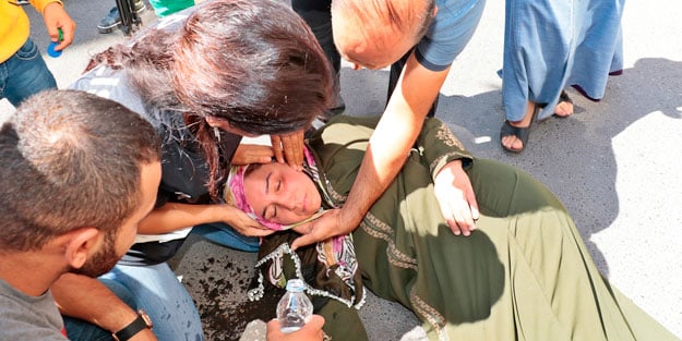 Oturma eylemi yaparken acı haberi aldı